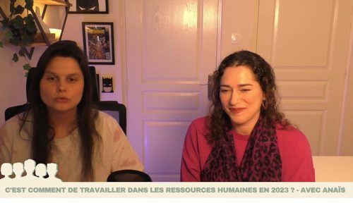 Capture du live interview avec Anaïs, les ressources humaines