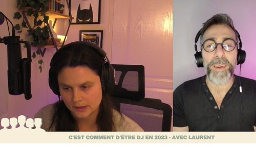 Capture du live interview avec Laurent, dj